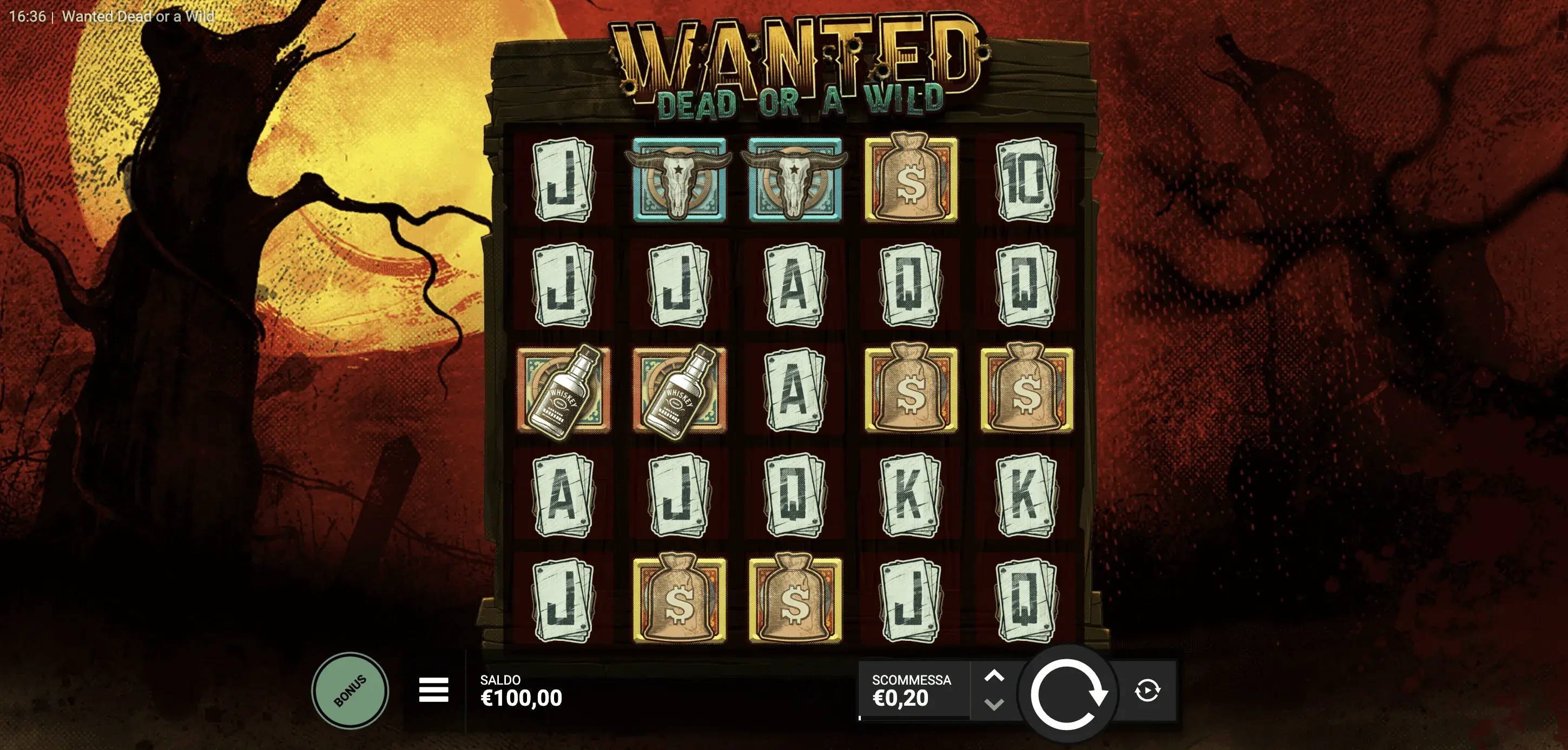 Wanted Dead or a Wild Slot