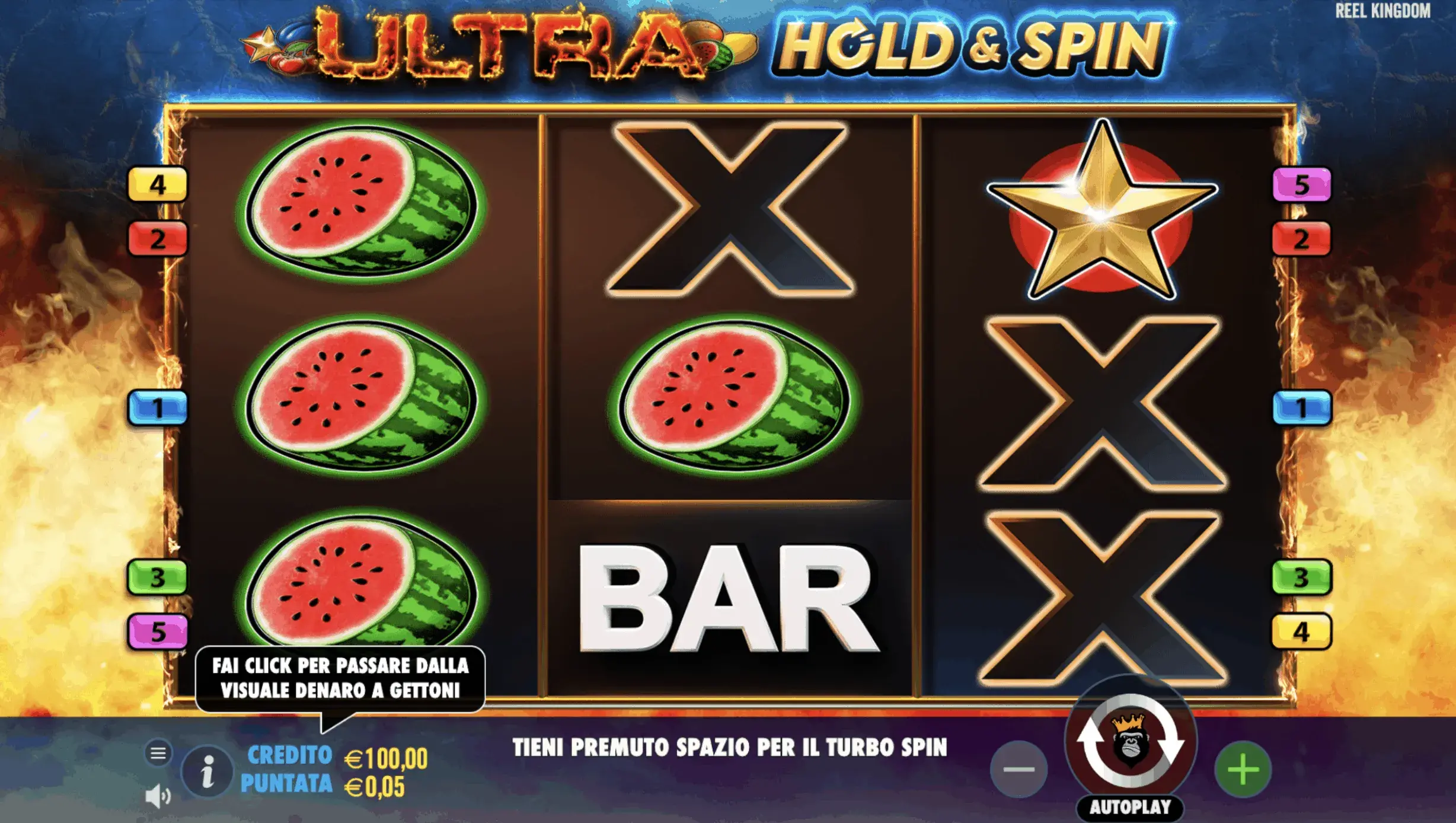 Ultra Hold and Spin giri gratis slot