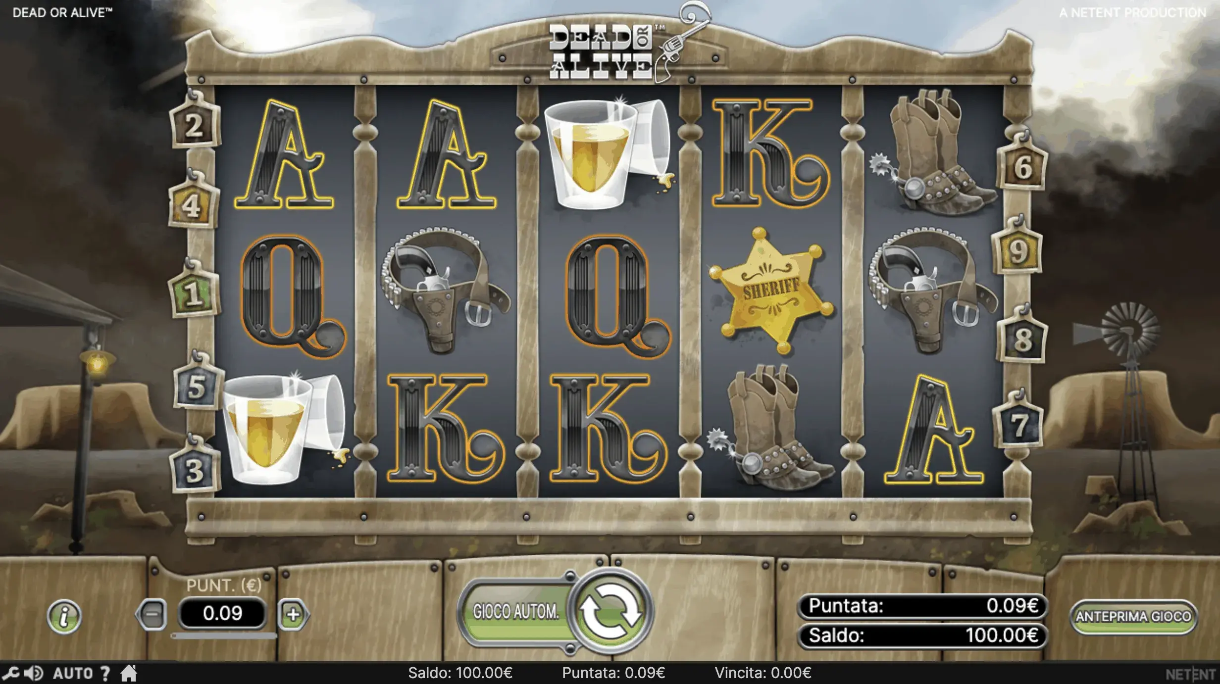 Dead or Alive Bonus Slot