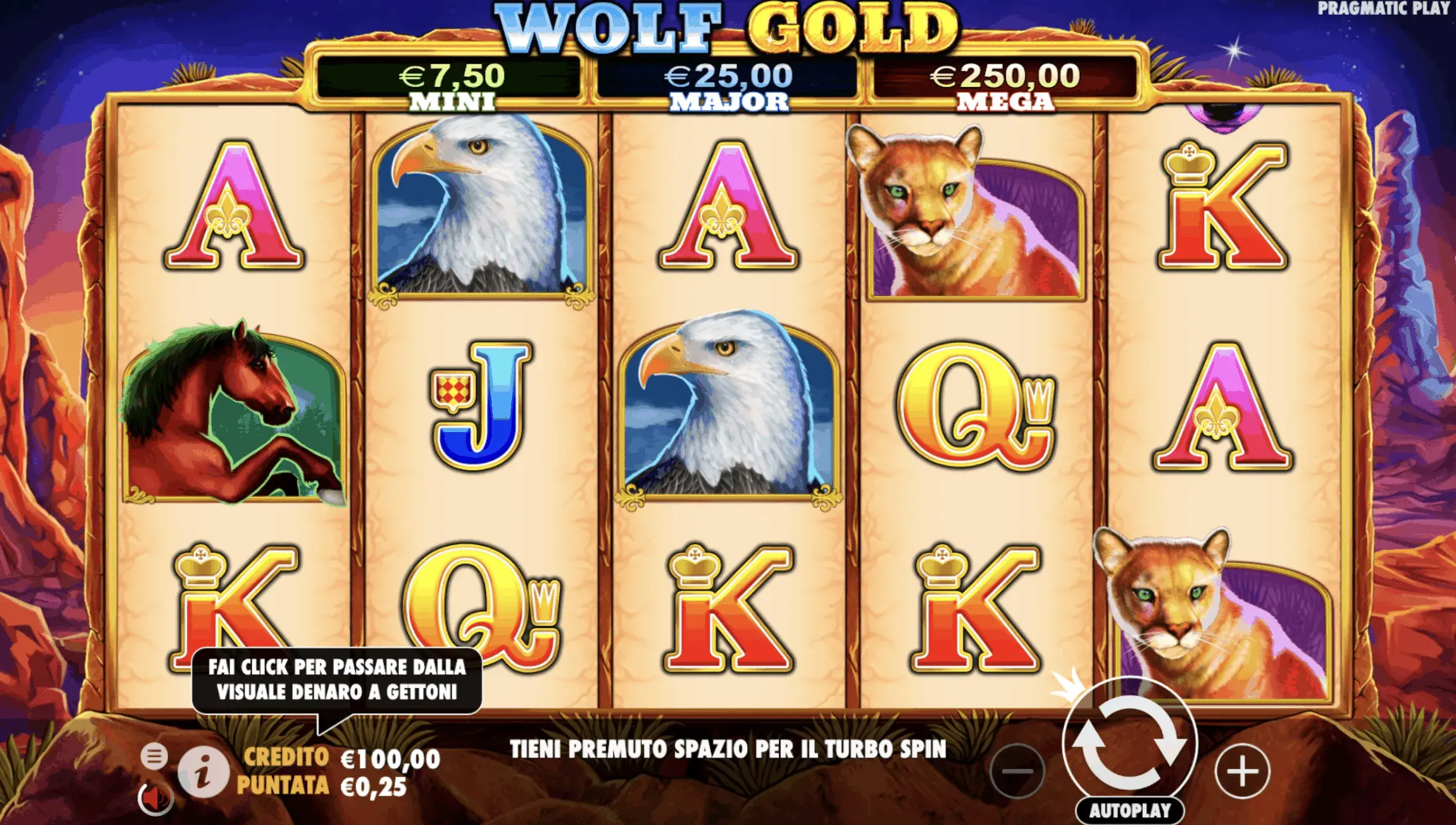 Wolf Gold slot giri gratis